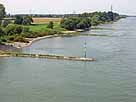 Rhein – Buhnenfelder unterhalb Brücke A1